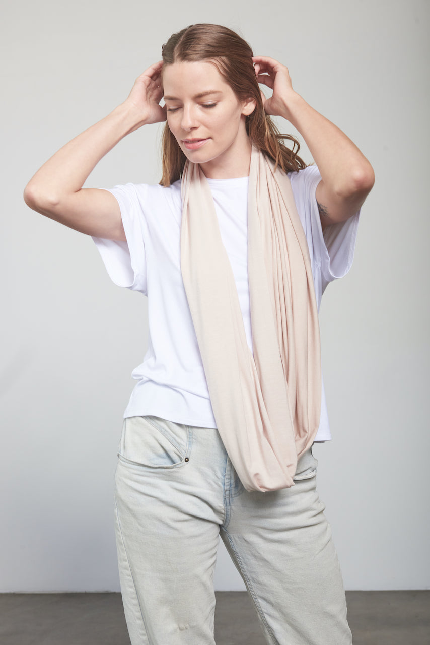 SKOB Infinity Scarf - Linen Blend - Leah - Some Kind of Beautiful